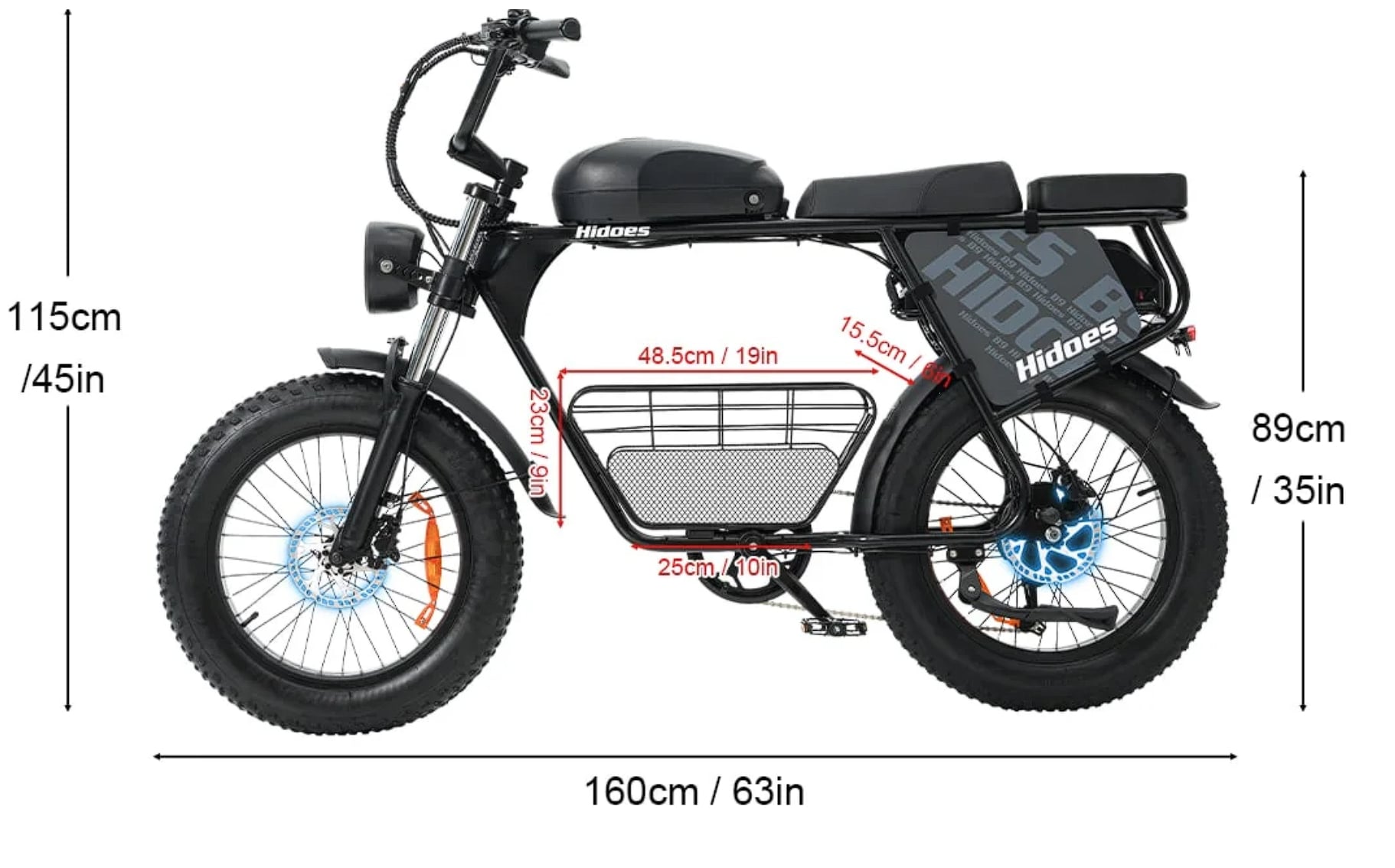 Velogreen B9 PLUS 48V/33.8Ah Dual Batt 750W Long Range - Image 4